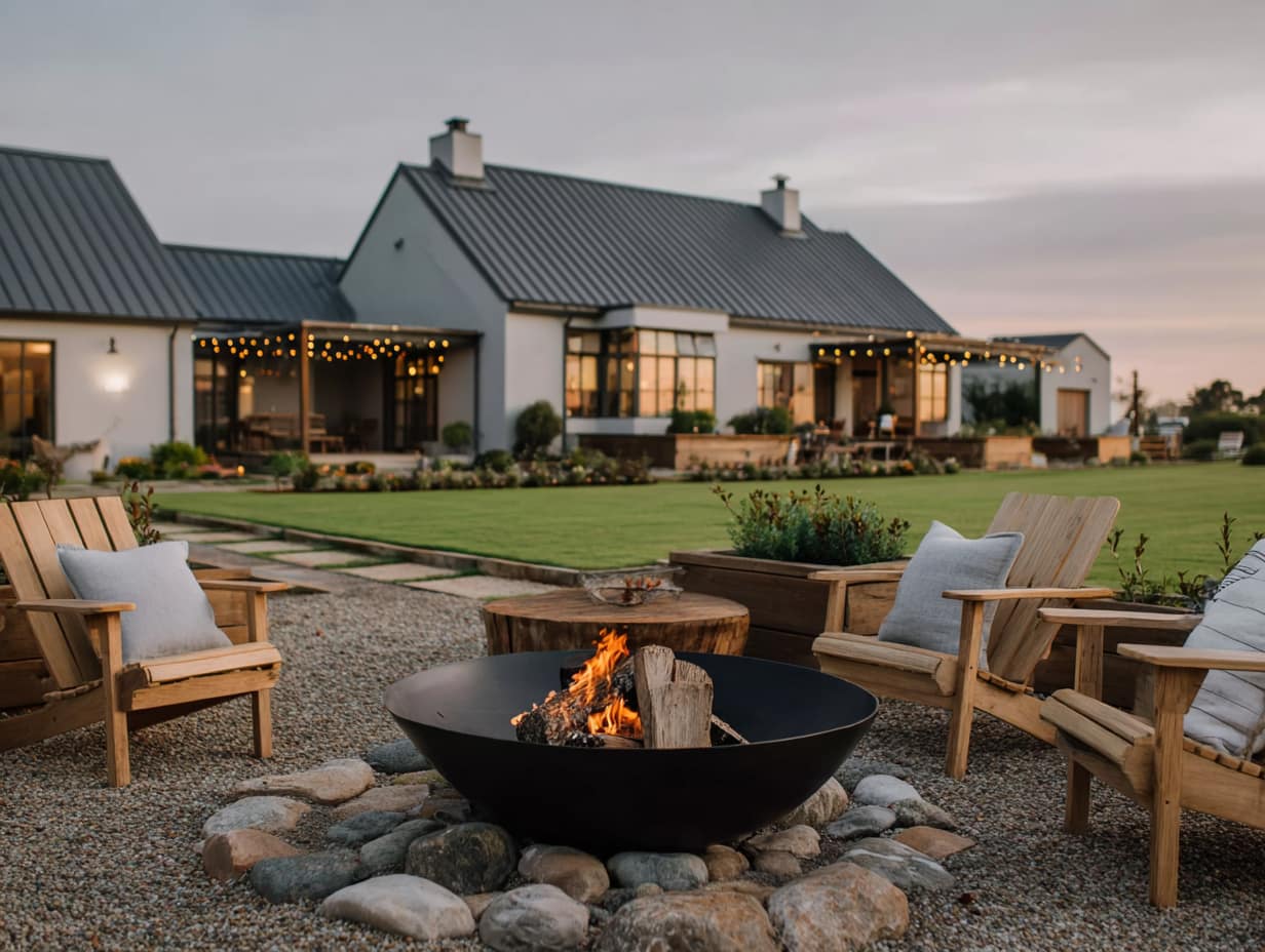 Uređenje vrtova -povišene gredice, fire pit i staze